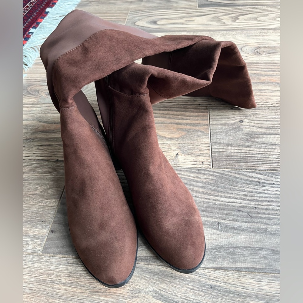 J. Crew Chocolate Over the Knee Boots